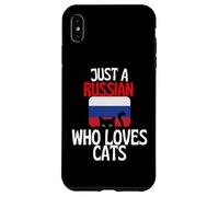 Custodia per iPhone XS Max Solo un russo che ama i gatti per tutta la Russia