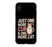 Custodia per iPhone XS Max Solo una tazza in più e un altro caffè per gatti