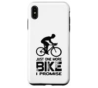 Custodia per iPhone XS Max Solo un'altra bici, prometto, ciclista da strada
