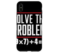 Custodia per iPhone XS Max Solve The Problem 9x7+4 Rompicapo Algebra Club Matematica