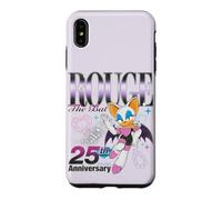 Custodia per iPhone XS Max Sonic the Hedgehog Rouge 25th Anniversary Distressed