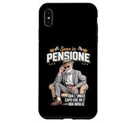 Custodia per iPhone XS Max Sono in Pensione Ora Il Capo È Mia Moglie Frase Divertente