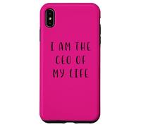 Custodia per iPhone XS Max Sono l'amministratore delegato della mia vita Motivating Statement Inspiring