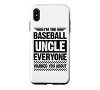 Custodia per iPhone XS Max Sono lo zio del baseball, tutti ti hanno avvertito