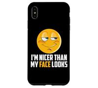Custodia per iPhone XS Max Sono più bello del mio volto sembra sassy