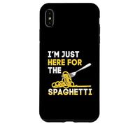 Custodia per iPhone XS Max Sono qui solo per The Spaghetti Funny Italian Food Lover