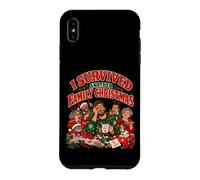 Custodia per iPhone XS Max Sono sopravvissuto ad un altro Natale in famiglia Funny Men