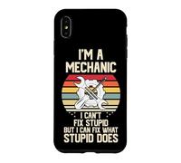 Custodia per iPhone XS Max Sono un Meccanico Non Posso Riparare la Stupidità