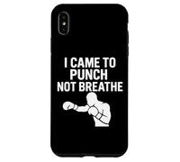 Custodia per iPhone XS Max Sono venuto a pugno non respirare umorismo di boxe