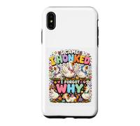 Custodia per iPhone XS Max Sono venuto, ho suonato il clacson, ho dimenticato perché Funny Goose Humor Pond
