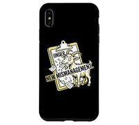 Custodia per iPhone XS Max Sotto la nuova cattiva gestione Sarcastica Ufficio Umorismo Management