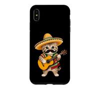 Custodia per iPhone XS Max Souvenir da viaggio con musicista di strada, gatto messicano Cinco De Mayo