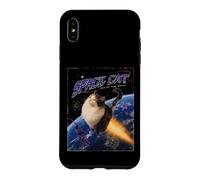 Custodia per iPhone XS Max Space Cat Y2K Rocket Kitten dal design retrò