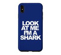 Custodia per iPhone XS Max Squalo di Halloween Guardami Sono uno Squalo