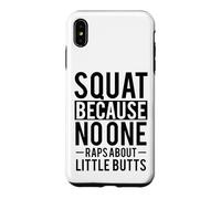 Custodia per iPhone XS Max Squat perché nessuno parla di piccoli mozziconi