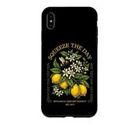 Custodia per iPhone XS Max Squeeze The Day Vintage Lemon Bee Botanico Summer Fruit