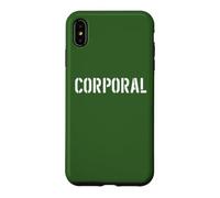 Custodia per iPhone XS Max Stampa frontale ufficiale delle forze armate grado caporale
