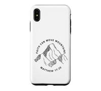 Custodia per iPhone XS Max Stampa fronte e retro Christian Faith Can Move Mountains