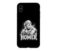 Custodia per iPhone XS Max Statua classica del poeta epico greco antico di Omero