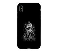 Custodia per iPhone XS Max Statua epicurea del filosofo romano di Lucrezio