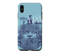 Custodia per iPhone XS Max Steampunk Aesthetic Macabra Encyclopedia Maya Statue