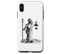 Custodia per iPhone XS Max Steampunk Peste Pestilenza Tarocchi Vintage Horror