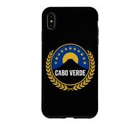 Custodia per iPhone XS Max Stemma del patrimonio dell'isola degli squali blu di Capo Verde
