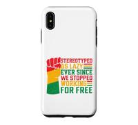Custodia per iPhone XS Max Stereotipato come pigro da quando abbiamo smesso di lavorare gratuitamente