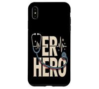 Custodia per iPhone XS Max Stetoscopio ER HERO Pronto Soccorso Infermiere Medico