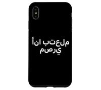 Custodia per iPhone XS Max "Sto imparando l'arabo egiziano." Parola in lingua divertente