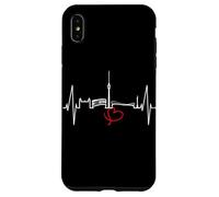 Custodia per iPhone XS Max Stoccarda Skyline Battito del Cuore Germania Amo Stuttgart