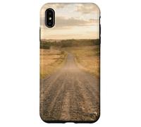 Custodia per iPhone XS Max Strada di ghiaia rurale Campagna Scenic Winding Path