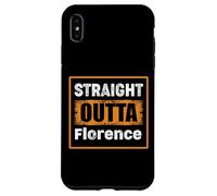 Custodia per iPhone XS Max Straight Outta Florence, Kentucky, USA, Umorismo retrò angosciato