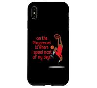 Custodia per iPhone XS Max Street Basketball - Sul parco giochi