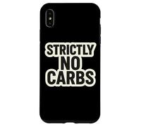 Custodia per iPhone XS Max Strictly No Carbs Keto Chetogenico Carnivoro Dieta Mangiatore di carne