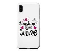 Custodia per iPhone XS Max Sunshine & Wine Book Club Merch,Read Between the Wines Women