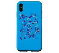 Custodia per iPhone XS Max Superman Geo Scribbles