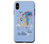 Custodia per iPhone XS Max Superman Rainbow Love