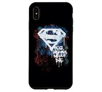 Custodia per iPhone XS Max Superman Real Heroes Never Die