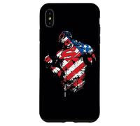 Custodia per iPhone XS Max Superman The American Way Flag