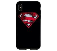 Custodia per iPhone XS Max Superman War Torn Shield Logo