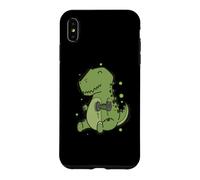 Custodia per iPhone XS Max T-Rex Dino con Manubri fa Fitness