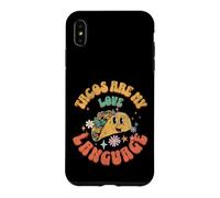 Custodia per iPhone XS Max Tacos Are My Love Language Cibo messicano Taco Lover Outfit