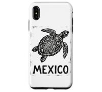 Custodia per iPhone XS Max Tartaruga marina del Messico azteco | tribale Maya - Stampa retrò timbro