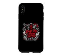 Custodia per iPhone XS Max Tatuaggio Saga Ink Rune Viking Norse Ravens Skull