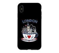 Custodia per iPhone XS Max Tazza da tè Londra Big Ben Regno Unito carino souvenir da viaggio