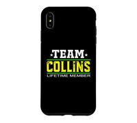 Custodia per iPhone XS Max Team Collins Lifetime Member Surname Last Name Tree Reunion