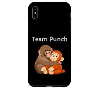 Custodia per iPhone XS Max Team Punch The Monkey Triste Macaque Cute Baby