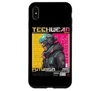 Custodia per iPhone XS Max Techwear Futurismo Design Città del Caos