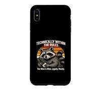 Custodia per iPhone XS Max Tecnicamente secondo le regole il vino è mio legalmente per lo più